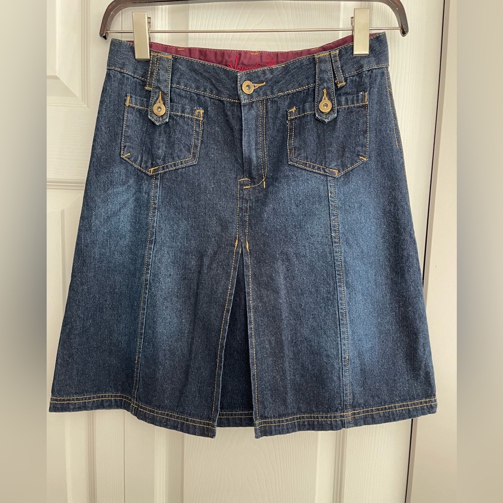 Nevada denim skirt
